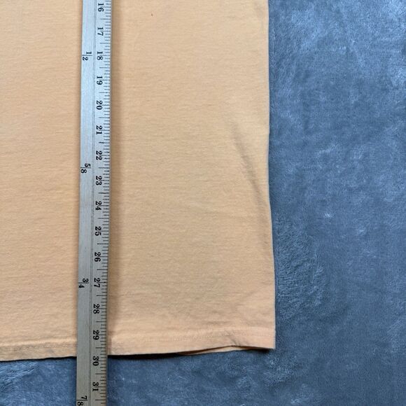 Comfort Colors Shirt Men’s Large Orange Cotton Short Sleeve Roots Of Wassail - Picture 6 of 6